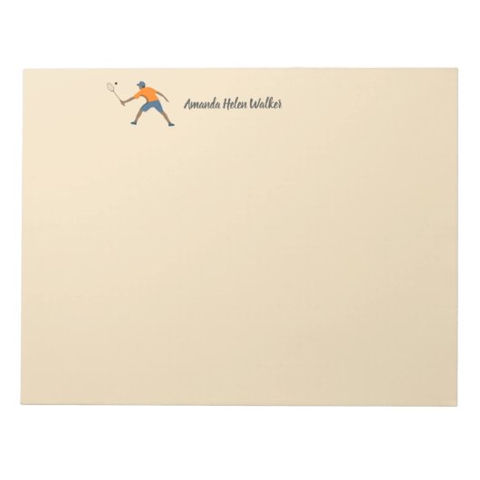 Squash Notizblock (Vorderseite)