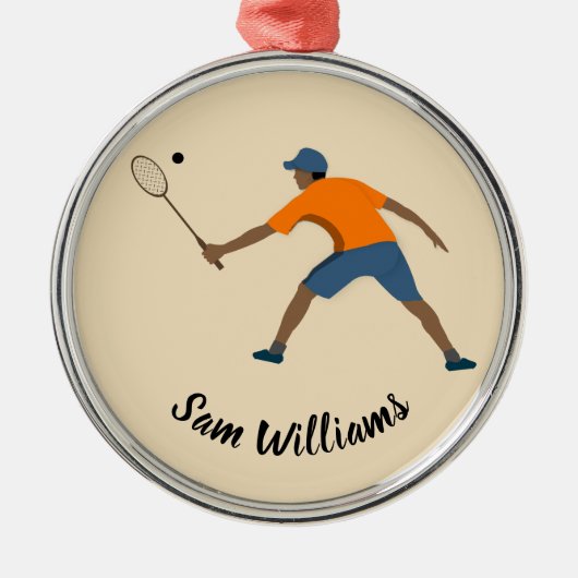 Squash Ornament Aus Metall (Vorne)