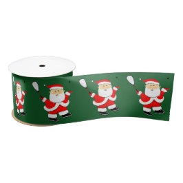 Squash Player Holiday Gift Satinband