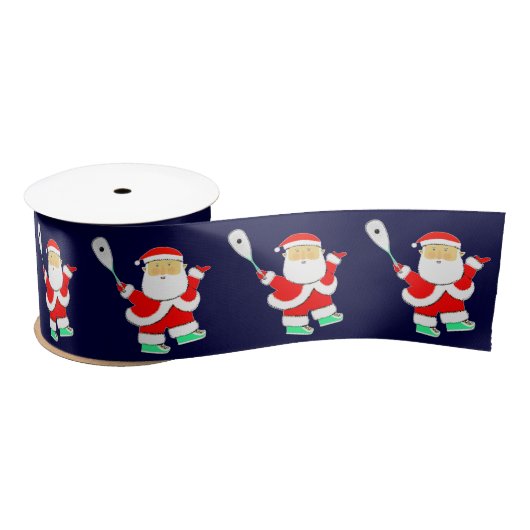 Squash Player Holiday Gift Satinband (Spule)