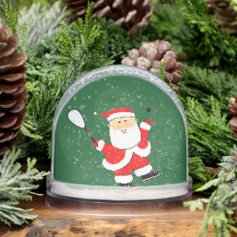 Squash Player Holiday Gift Schneekugeln