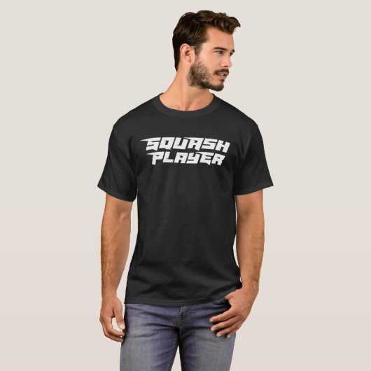 Squash Player Racket Coach Pullover Hoodie (Vorne ganz)