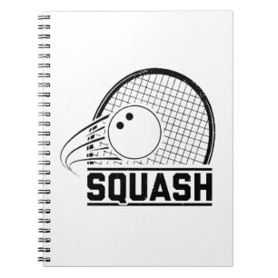 Squash-Player   Sport Coach Squasher Geschenk Idee Notizblock