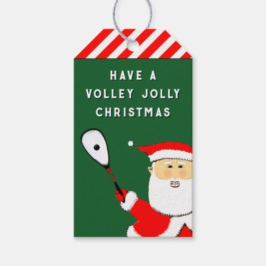 Squash Player Sports Geschenkanhänger (Vorderseite)