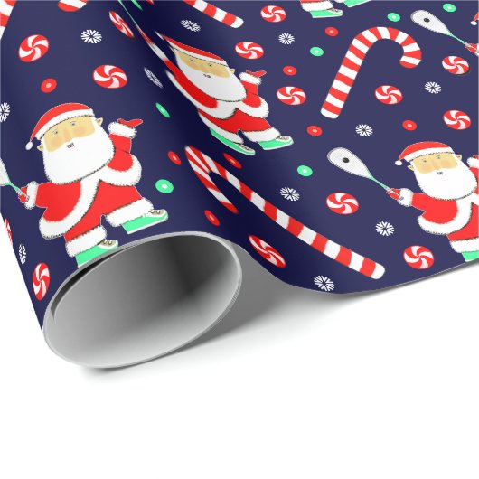 Squash Player Sports Gift Geschenkpapier (Rolleneckpunkt)