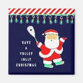 Squash Player Sports Stocking Stuffer Magnet (Vorne)