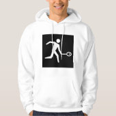 Squash-Player-Symbol Hoodie (Vorderseite)