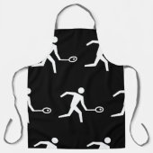Squash-Player-Symbol Schürze (Vorderseite)