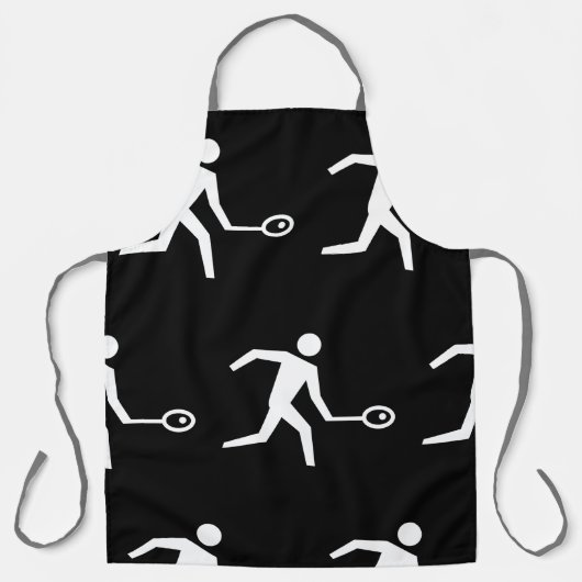 Squash-Player-Symbol Schürze (Vorderseite)