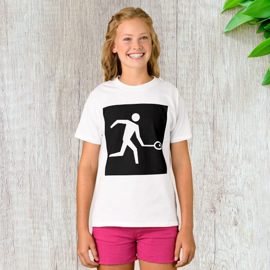 Squash-Player-Symbol T-Shirt