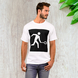 Squash-Player-Symbol T-Shirt