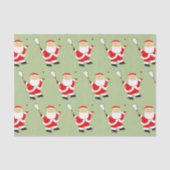 Squash Player Weihnachtsfeiertag Seidenpapier (Vorderseite)