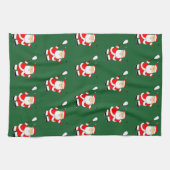 Squash Player Weihnachtshandtuch Geschirrtuch (Horizontal)