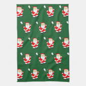 Squash Player Weihnachtshandtuch Geschirrtuch (Vertikal)