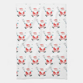 Squash Player Weihnachtshandtuch Geschirrtuch (Vertikal)