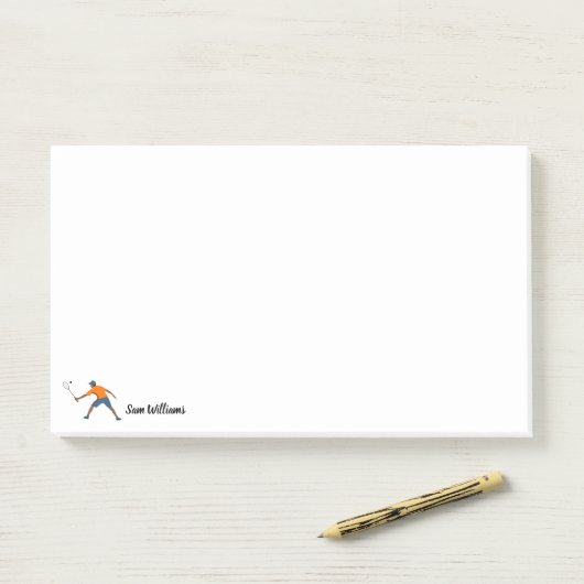 Squash Post-it Klebezettel (Auf Schreibtisch)