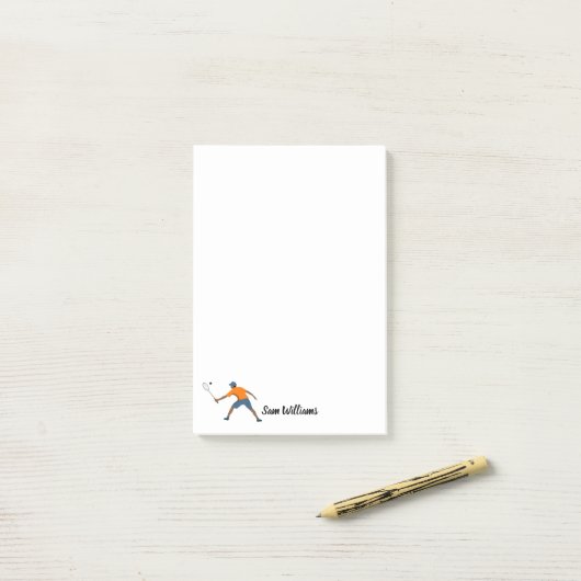 Squash Post-it Klebezettel (Auf Schreibtisch)