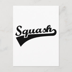 Squash Postkarte