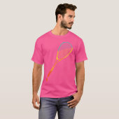 Squash Racket Ball T-Shirt (Vorne ganz)