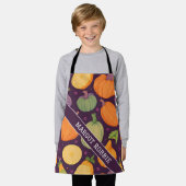 Squash Rainbow Personalisiertes Muster Schürze (Getragen)