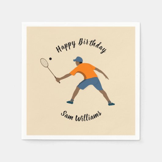 Squash Serviette (Vorderseite)