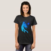 Squash Shuttle Damen Badminton Herren T-Shirt (Vorne ganz)