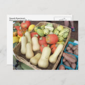 Squash-Sortiment Postkarte (Vorne/Hinten)