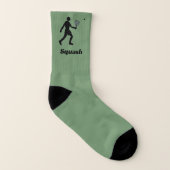 Squash spielen - Sondertext des Racquetball Player Socken (Rechts - Außen)