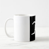Squash-Spieler-Symbol Kaffeetasse (Links)