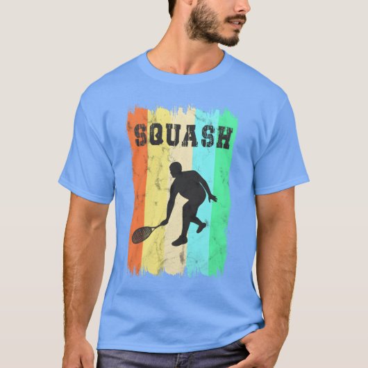 Squash Sport Design Mädchen Junge T-Shirt (Vorderseite)