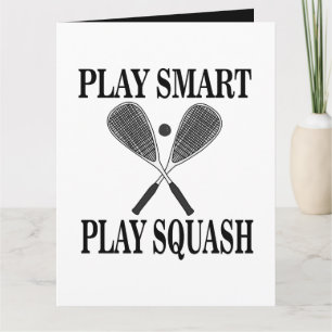 Squash Sport Player Geburtstag Karte