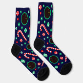 Squash-Sport Weihnachten Socken (Rechts)