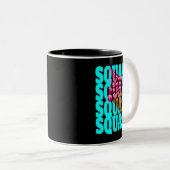 Squash Sprichwort Softeis Motif Squash Trainer Zweifarbige Tasse (VorderseiteRechts)