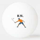 Squash Tischtennisball (Rückseite)