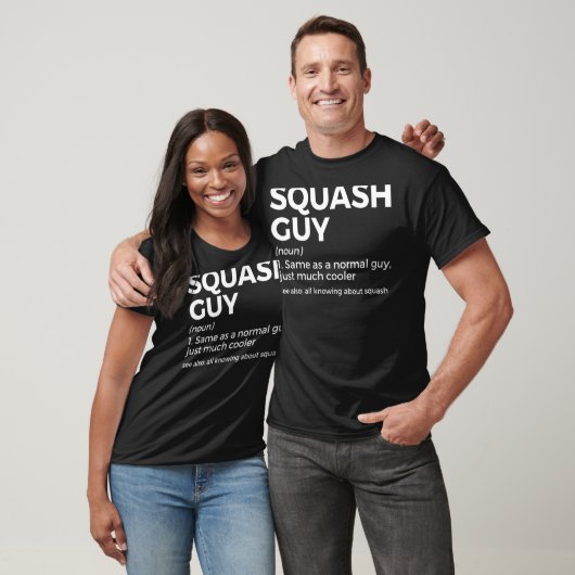Squash Typ Definition Squash Player T-Shirt (Unisex)