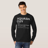 Squash Typ Definition Squash Player T-Shirt (Vorne ganz)