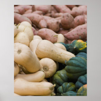 Squash und Süßkartoffeln Poster