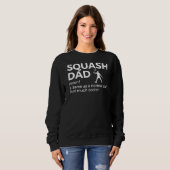 Squash Vater Definition Squash Player Sweatshirt (Vorne ganz)