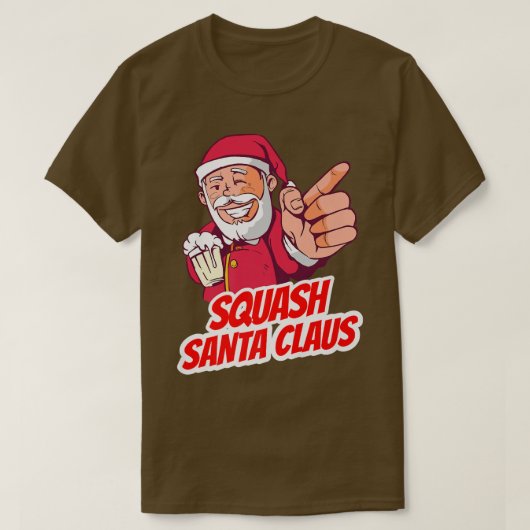 Squash Weihnachtsfeiertag - Squash Playa T-Shirt (Design vorne)