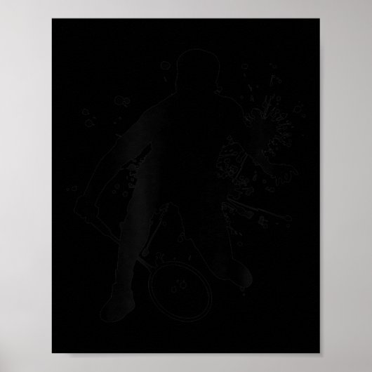 Squash Womens Badminton Player für Männer Poster (Vorne)