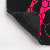 Squash Womens Mens Badminton Shuttle Mousepad (Ecke)