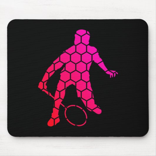 Squash Womens Mens Badminton Shuttle Mousepad (Vorne)