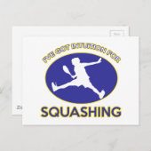 Squashdesign Postkarte (Vorne/Hinten)