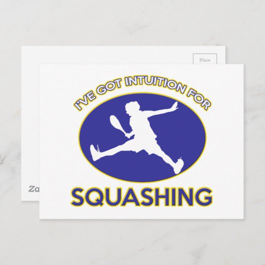 Squashdesign Postkarte (Vorne/Hinten)