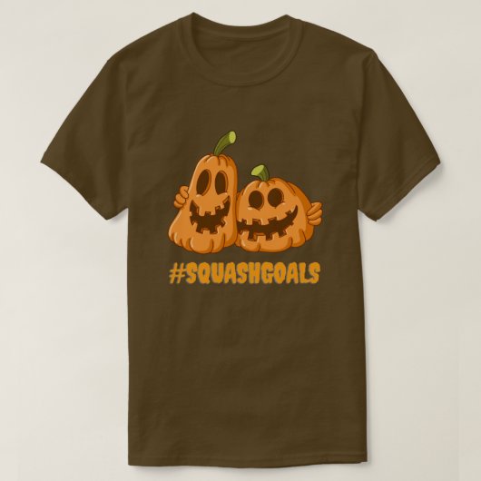 #SquashGoals Funny Halloween T-Shirt (Design vorne)