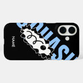 Squashplayer Case-Mate iPhone Hülle (Rückseite (Horizontal))