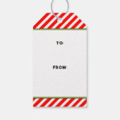 Squashplayer Christmas Geschenkanhänger (Rückseite)