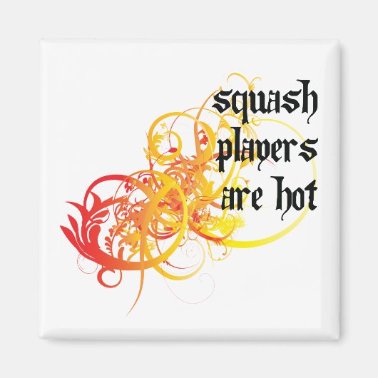Squashspieler sind heiß magnet (Vorne)