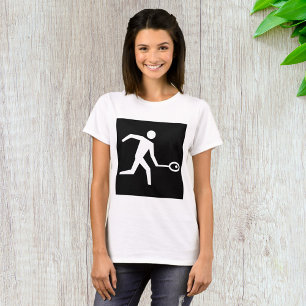Squashspieler-Symbol T-Shirt