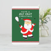Squashspieler Weihnachten (Stehend Vorderseite)